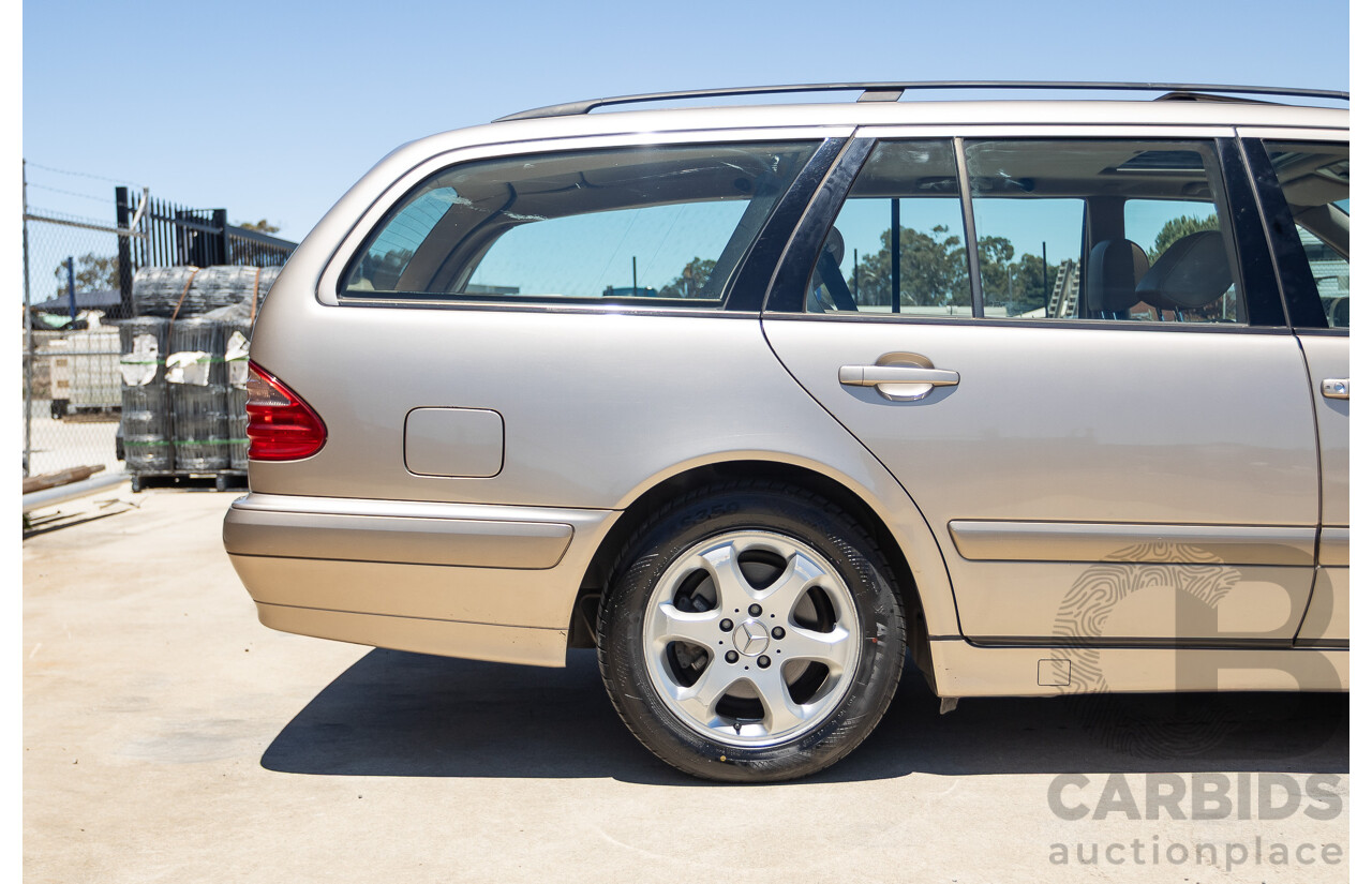 6/2002 Mercedes Benz E240 Classic W210 4d Wagon Travertine Beige Metallic V6 2.4L - 7 Seater