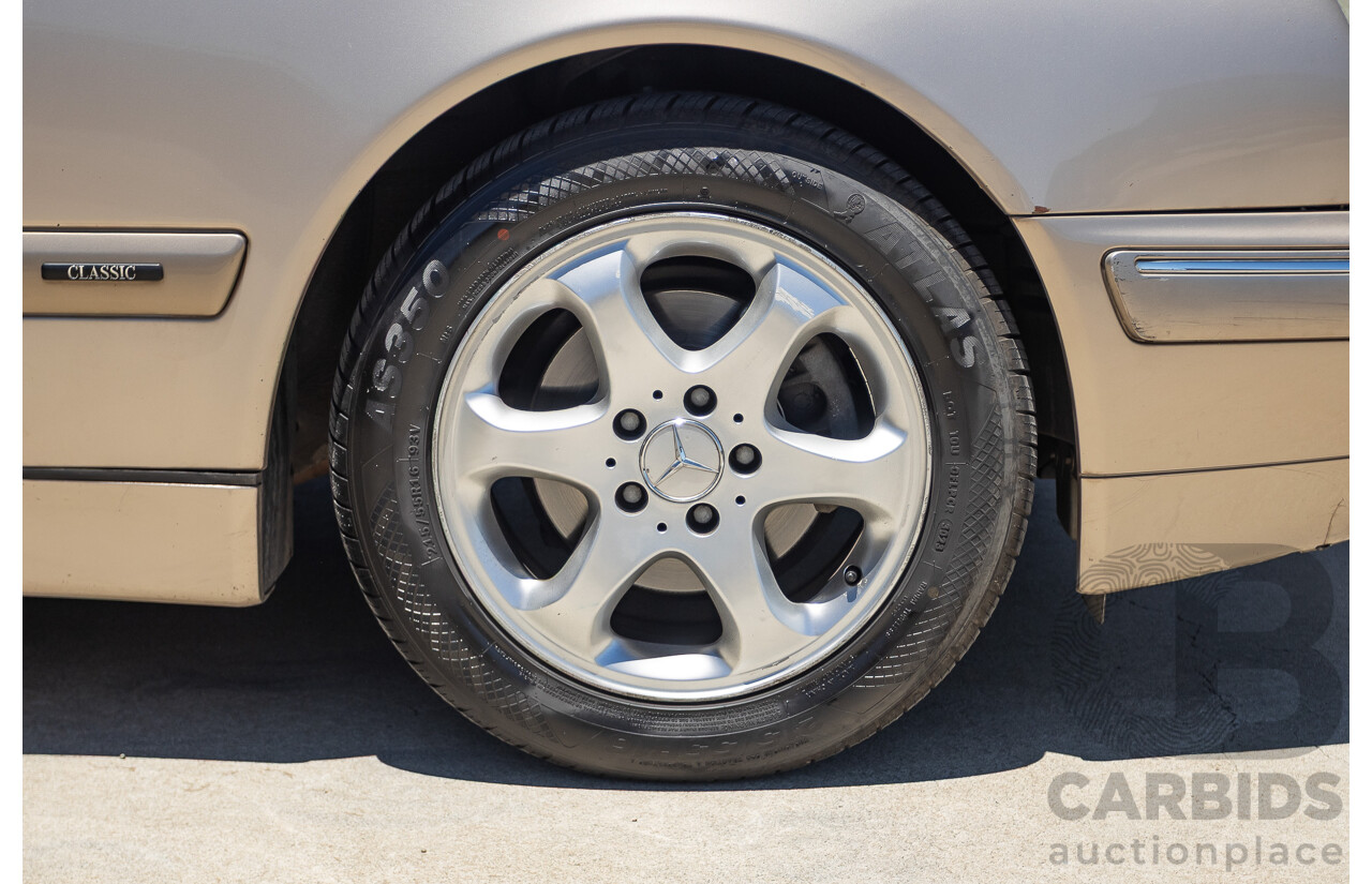 6/2002 Mercedes Benz E240 Classic W210 4d Wagon Travertine Beige Metallic V6 2.4L - 7 Seater