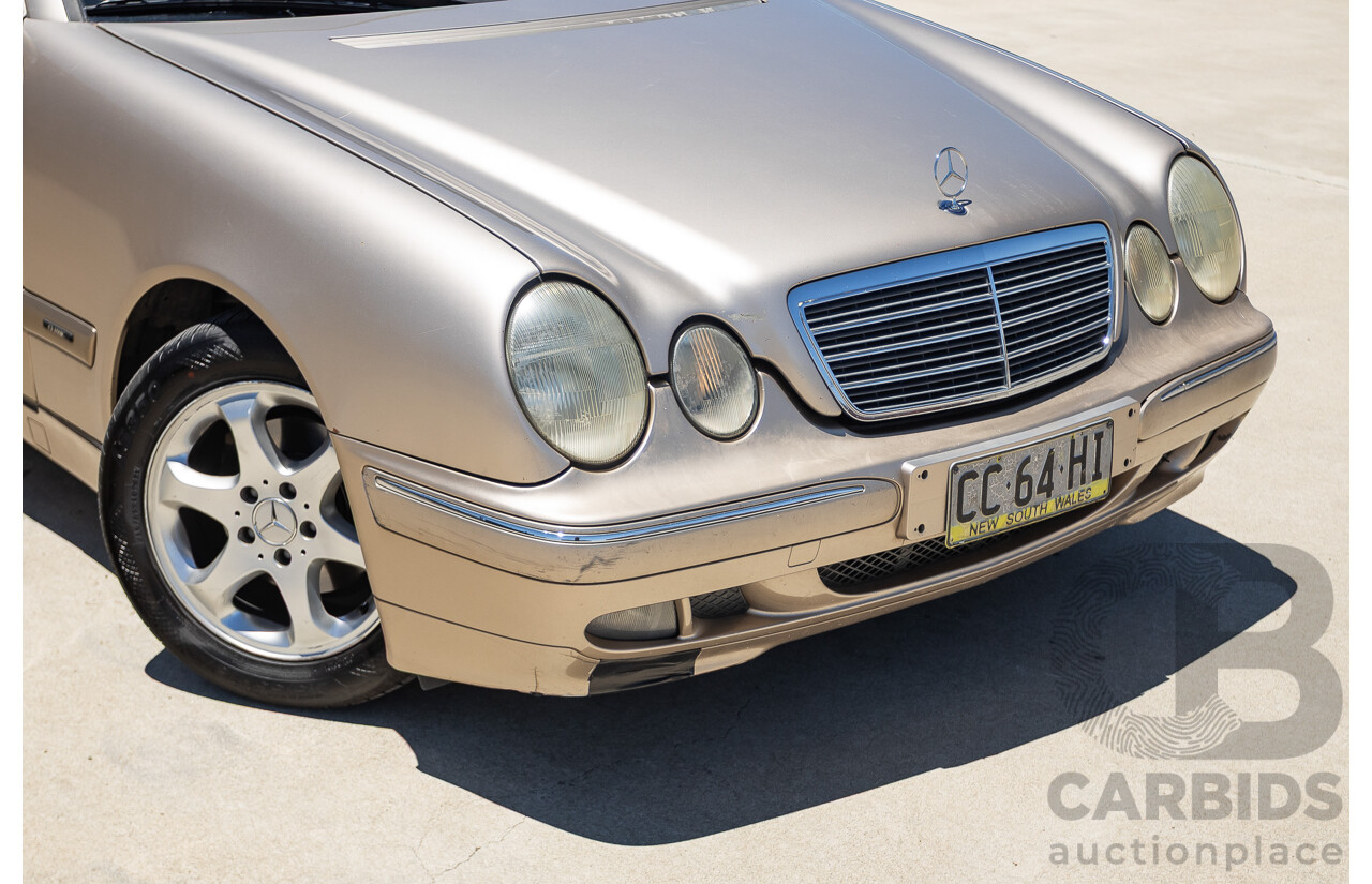 6/2002 Mercedes Benz E240 Classic W210 4d Wagon Travertine Beige Metallic V6 2.4L - 7 Seater