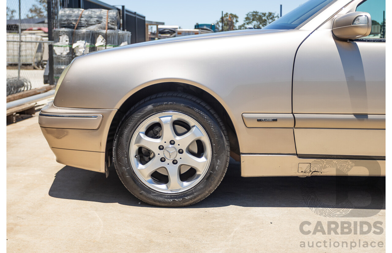 6/2002 Mercedes Benz E240 Classic W210 4d Wagon Travertine Beige Metallic V6 2.4L - 7 Seater