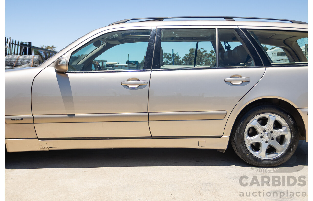 6/2002 Mercedes Benz E240 Classic W210 4d Wagon Travertine Beige Metallic V6 2.4L - 7 Seater