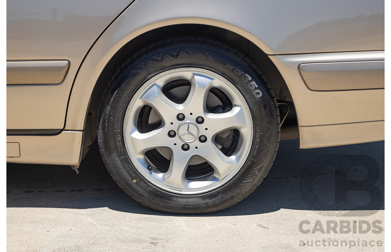 6/2002 Mercedes Benz E240 Classic W210 4d Wagon Travertine Beige Metallic V6 2.4L - 7 Seater