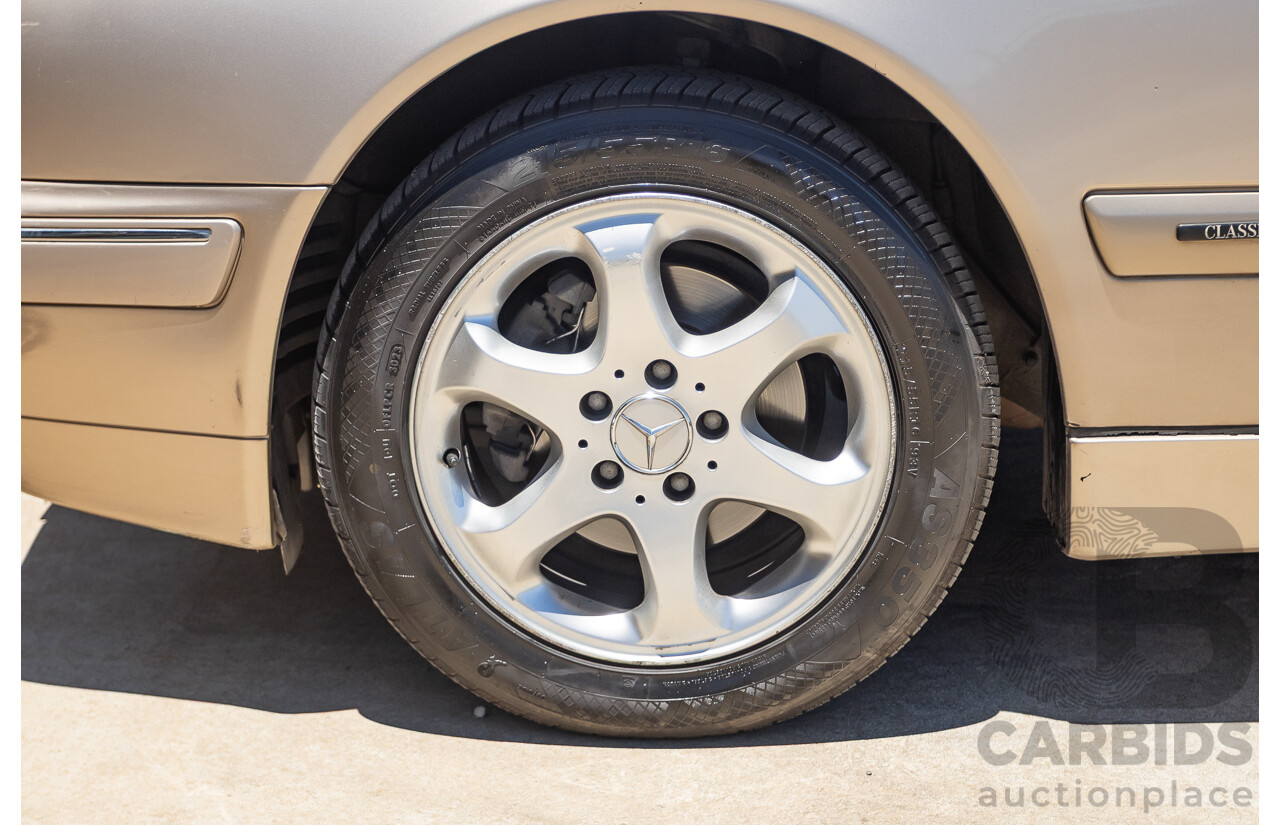 6/2002 Mercedes Benz E240 Classic W210 4d Wagon Travertine Beige Metallic V6 2.4L - 7 Seater