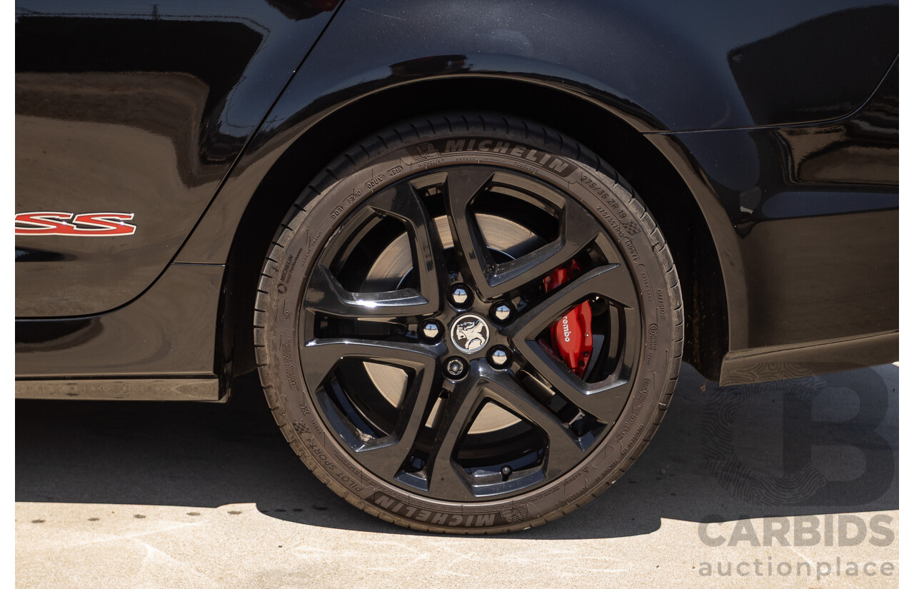 5/2016 Holden VF Commodore SS-V Redline Series 2 4d Sedan Phantom Black V8 6.2L