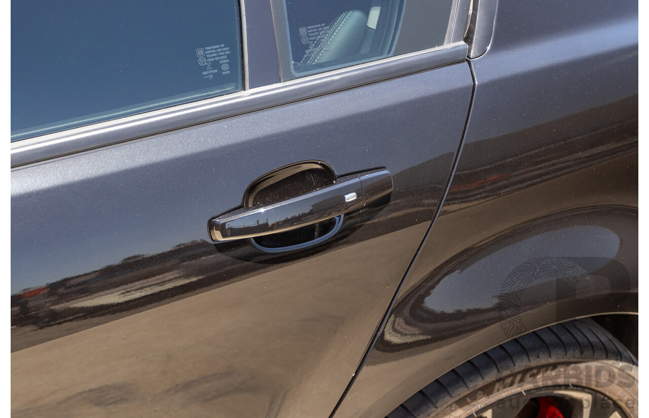 5/2016 Holden VF Commodore SS-V Redline Series 2 4d Sedan Phantom Black V8 6.2L