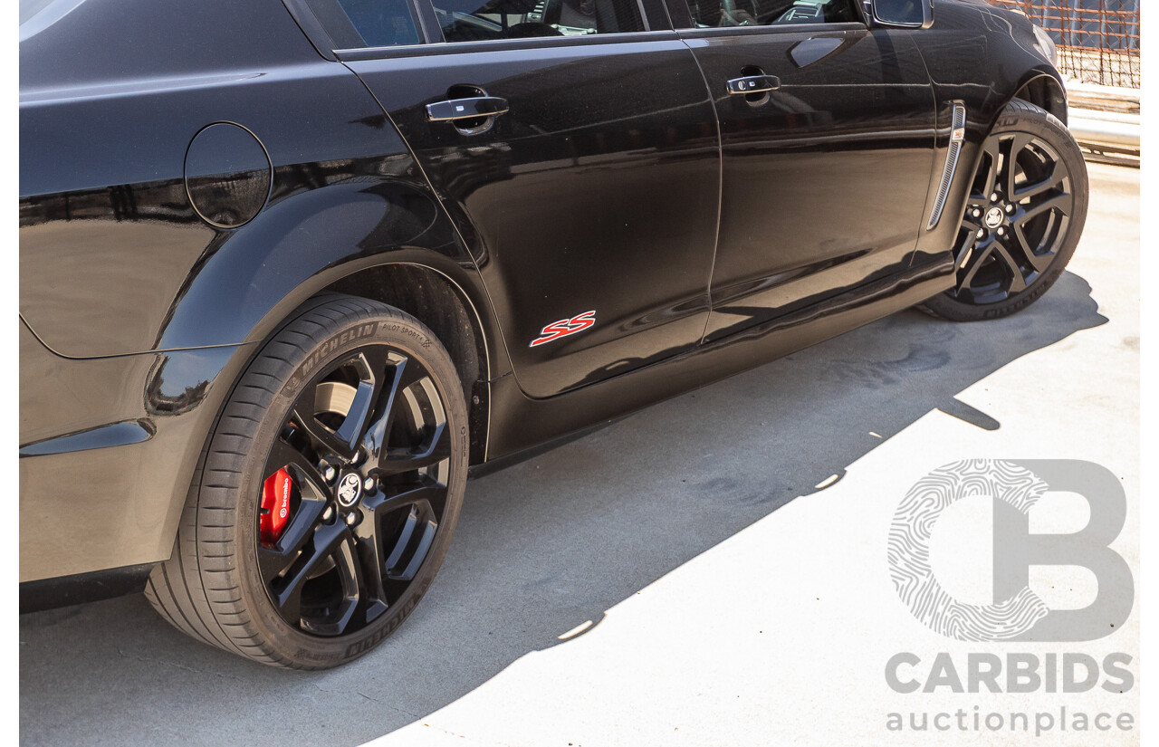 5/2016 Holden VF Commodore SS-V Redline Series 2 4d Sedan Phantom Black V8 6.2L