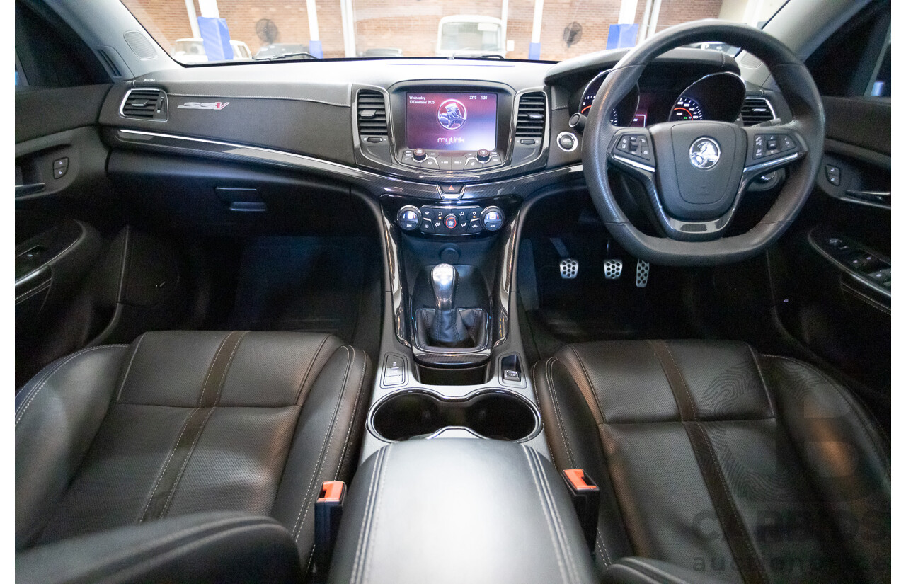 5/2016 Holden VF Commodore SS-V Redline Series 2 4d Sedan Phantom Black V8 6.2L