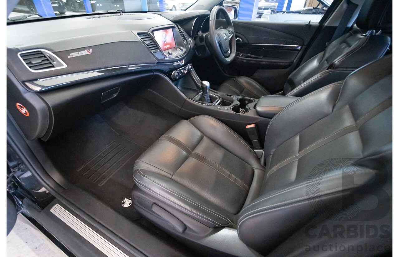 5/2016 Holden VF Commodore SS-V Redline Series 2 4d Sedan Phantom Black V8 6.2L