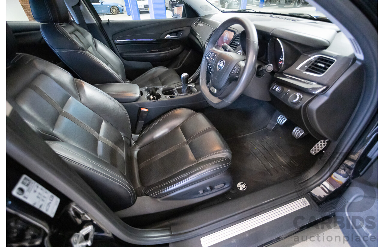 5/2016 Holden VF Commodore SS-V Redline Series 2 4d Sedan Phantom Black V8 6.2L