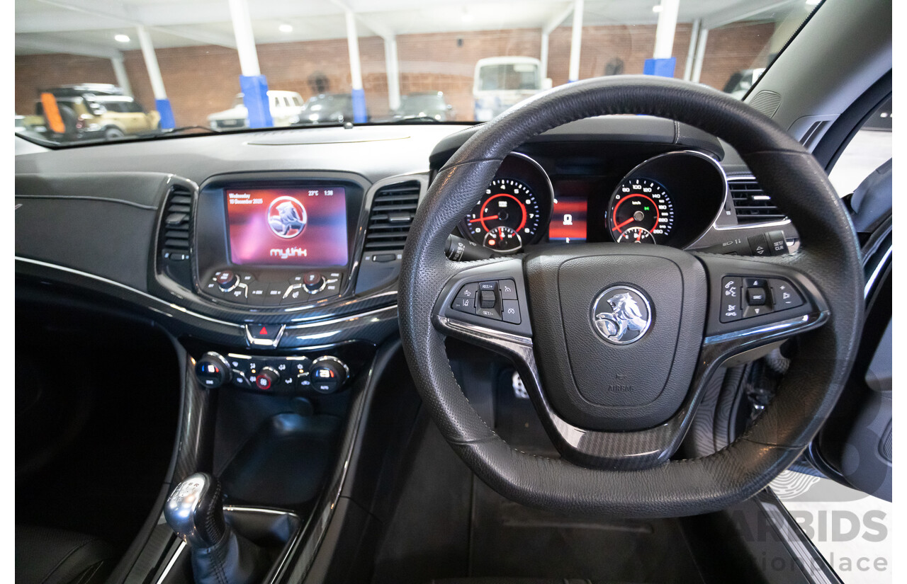 5/2016 Holden VF Commodore SS-V Redline Series 2 4d Sedan Phantom Black V8 6.2L