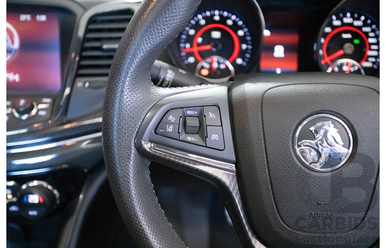 5/2016 Holden VF Commodore SS-V Redline Series 2 4d Sedan Phantom Black V8 6.2L