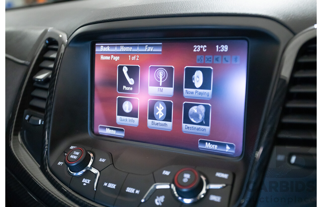 5/2016 Holden VF Commodore SS-V Redline Series 2 4d Sedan Phantom Black V8 6.2L