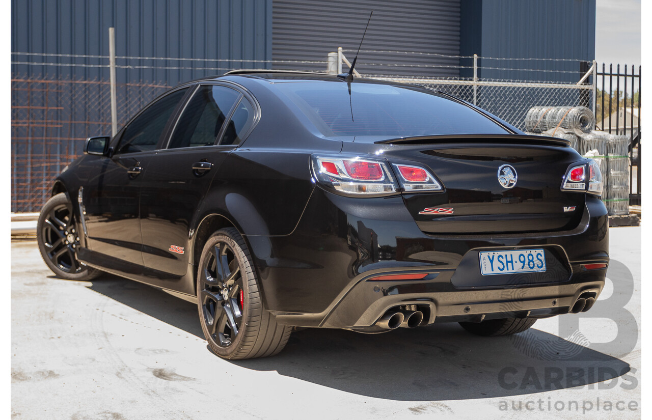 5/2016 Holden VF Commodore SS-V Redline Series 2 4d Sedan Phantom Black V8 6.2L