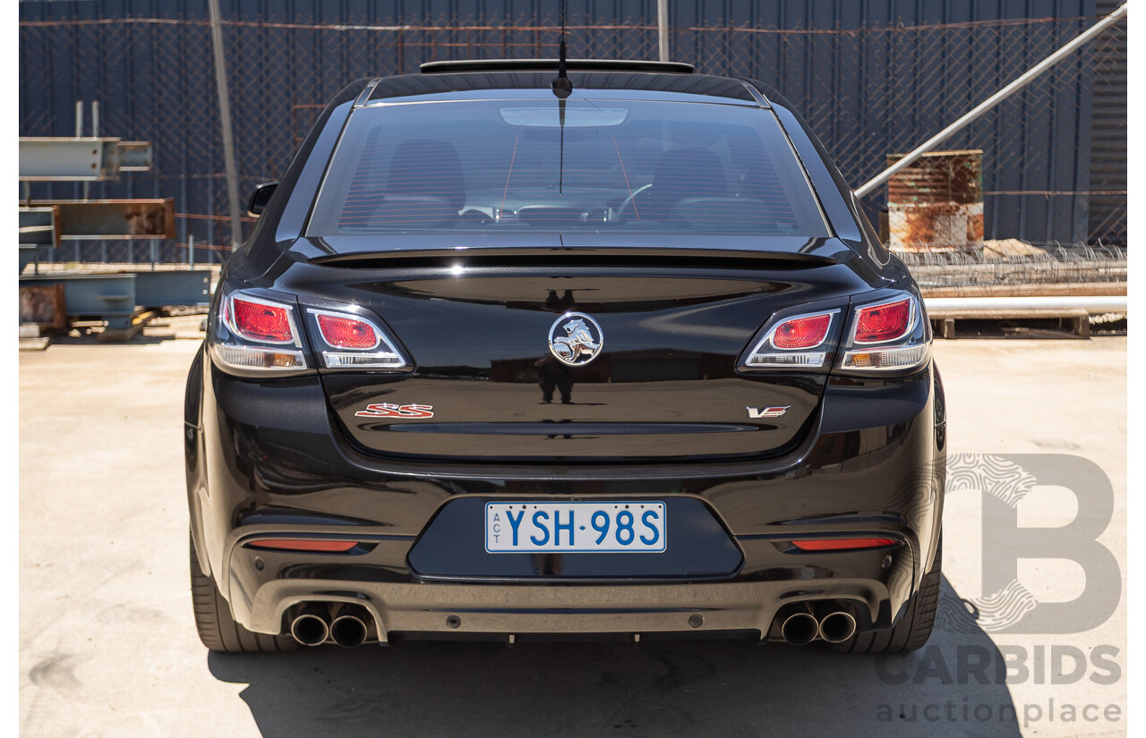 5/2016 Holden VF Commodore SS-V Redline Series 2 4d Sedan Phantom Black V8 6.2L