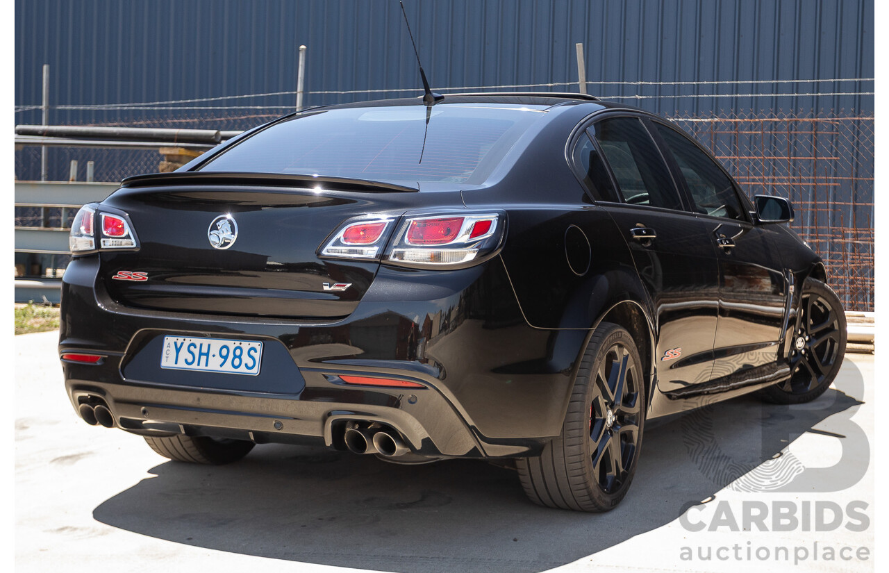 5/2016 Holden VF Commodore SS-V Redline Series 2 4d Sedan Phantom Black V8 6.2L