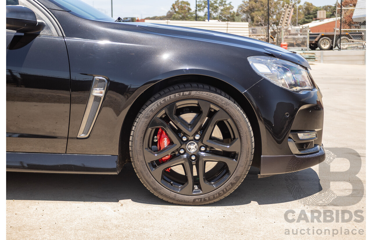 5/2016 Holden VF Commodore SS-V Redline Series 2 4d Sedan Phantom Black V8 6.2L