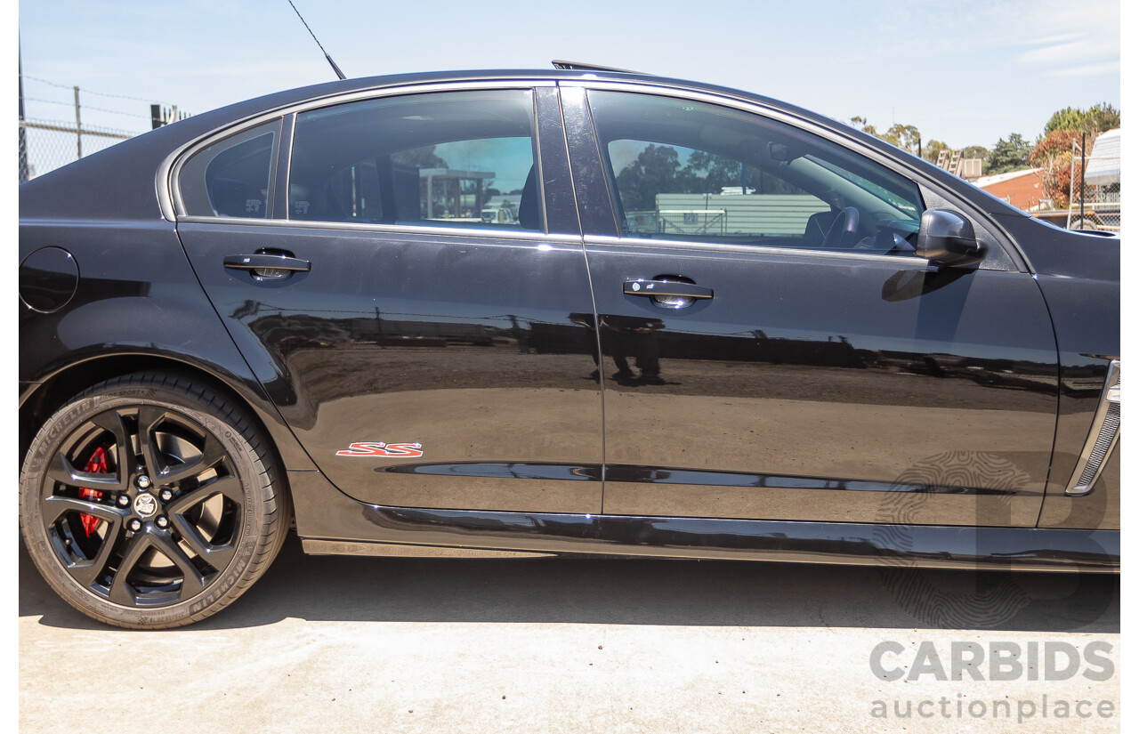 5/2016 Holden VF Commodore SS-V Redline Series 2 4d Sedan Phantom Black V8 6.2L