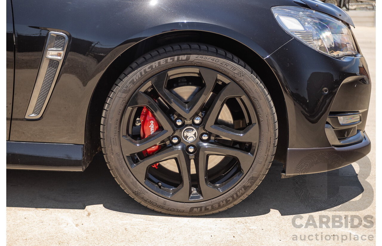 5/2016 Holden VF Commodore SS-V Redline Series 2 4d Sedan Phantom Black V8 6.2L