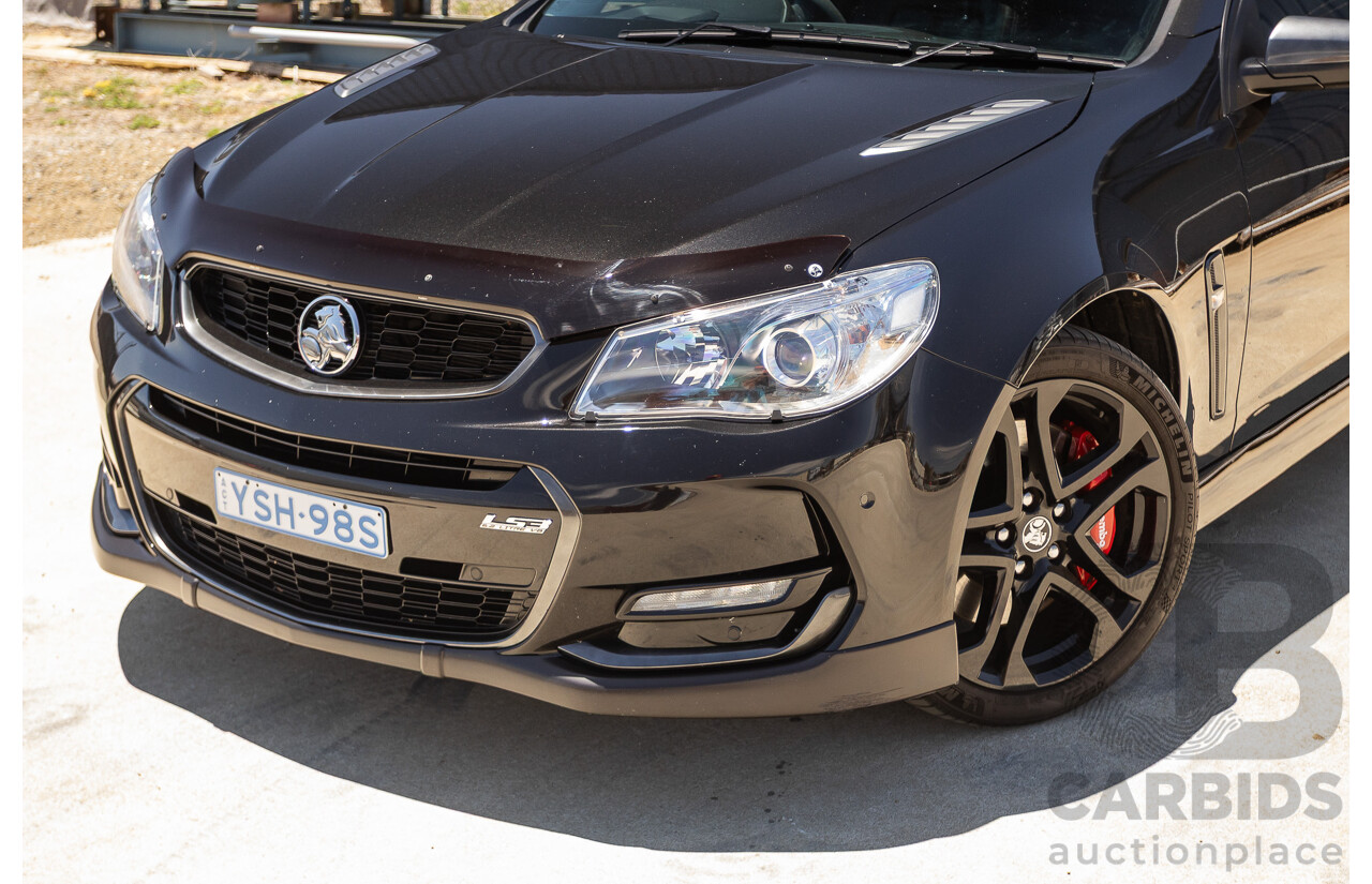 5/2016 Holden VF Commodore SS-V Redline Series 2 4d Sedan Phantom Black V8 6.2L