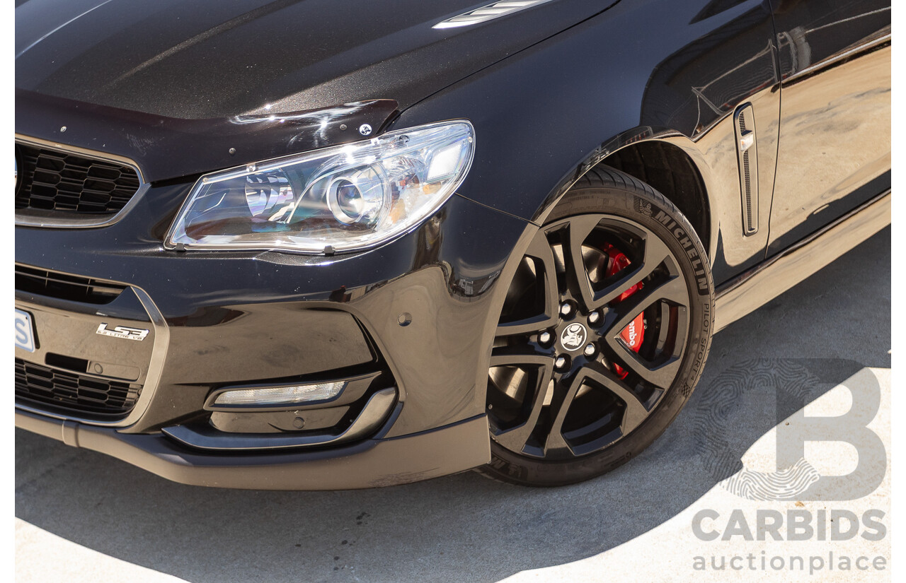 5/2016 Holden VF Commodore SS-V Redline Series 2 4d Sedan Phantom Black V8 6.2L