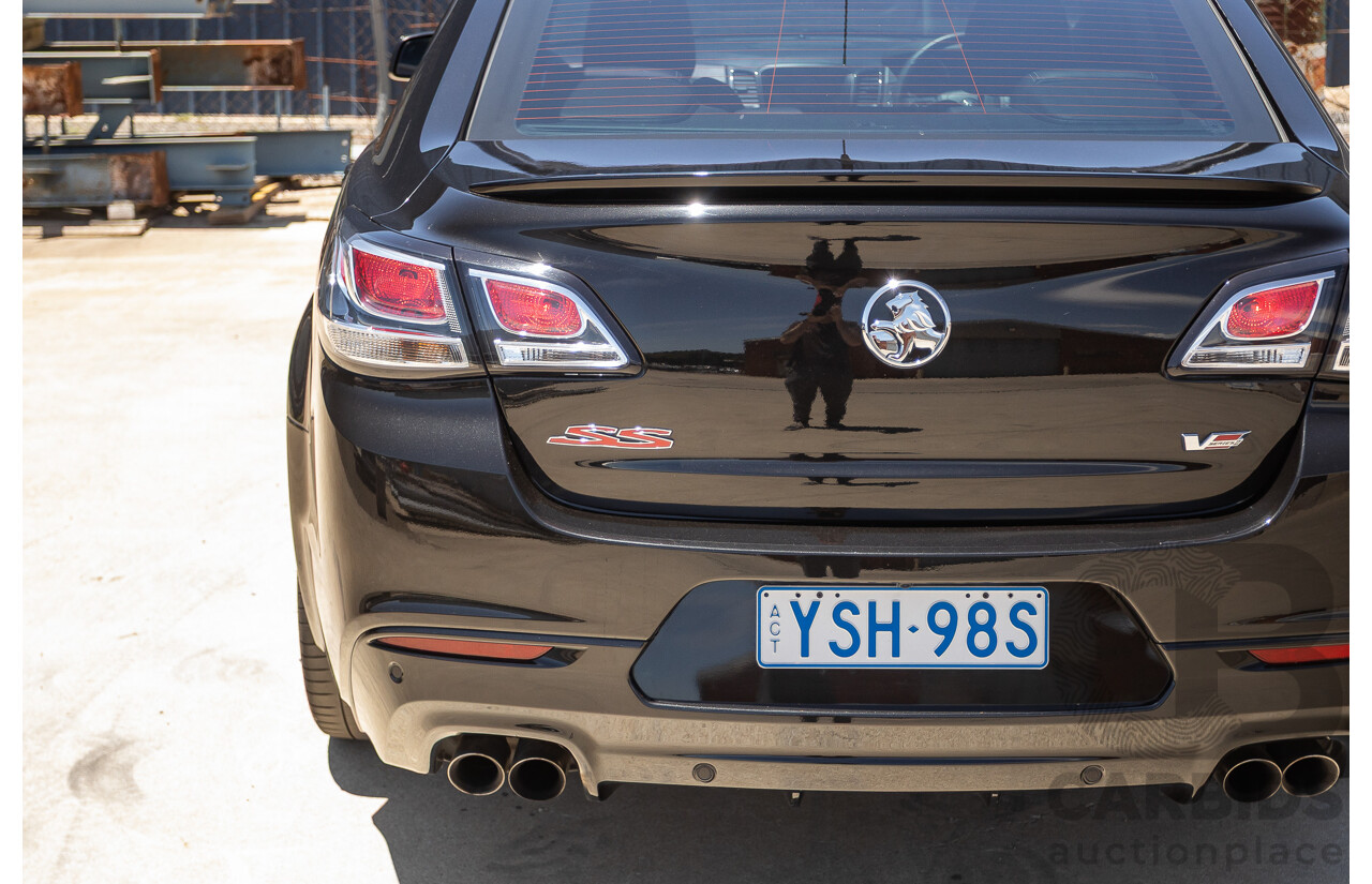 5/2016 Holden VF Commodore SS-V Redline Series 2 4d Sedan Phantom Black V8 6.2L