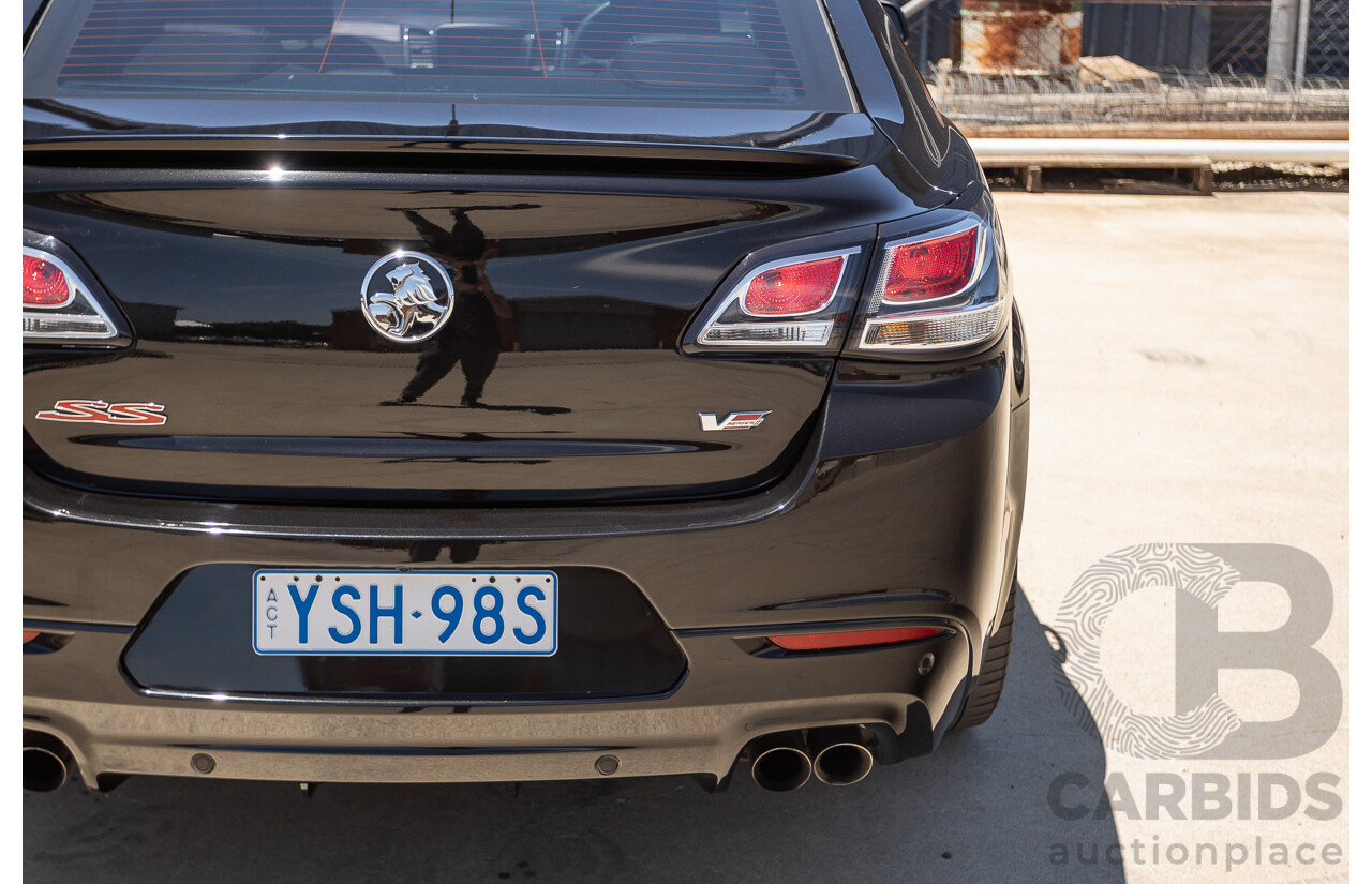 5/2016 Holden VF Commodore SS-V Redline Series 2 4d Sedan Phantom Black V8 6.2L