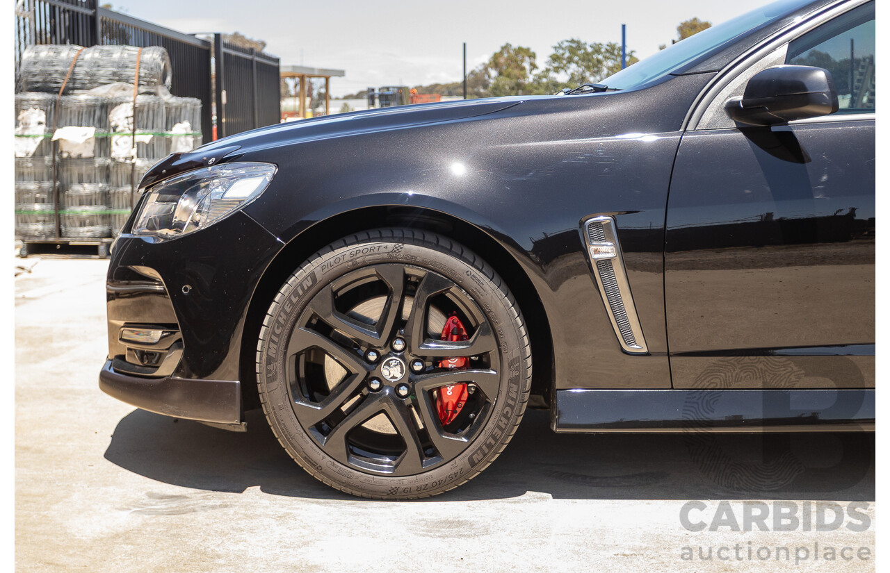 5/2016 Holden VF Commodore SS-V Redline Series 2 4d Sedan Phantom Black V8 6.2L