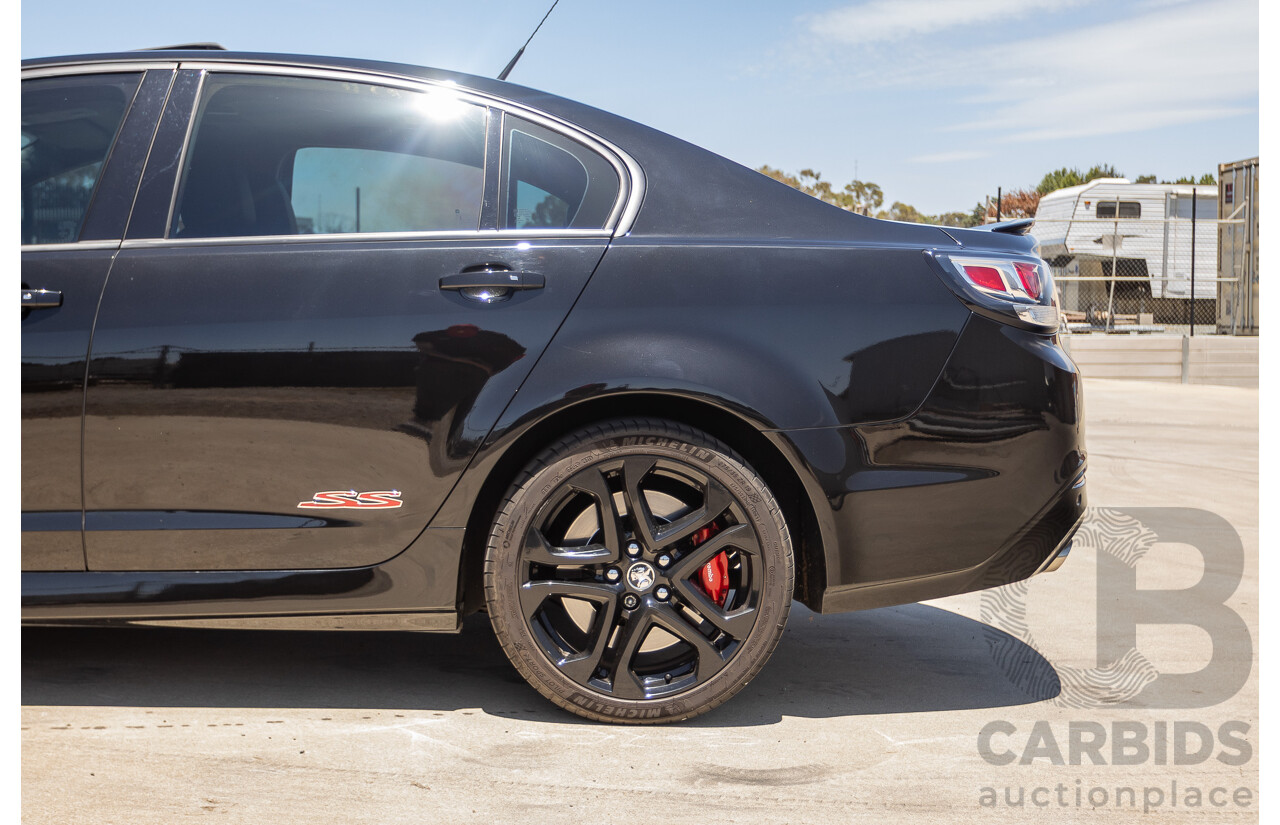 5/2016 Holden VF Commodore SS-V Redline Series 2 4d Sedan Phantom Black V8 6.2L