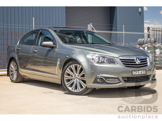 11/2013 Holden VF Calais V 4d Sedan Prussian Steel Metallic V6 3.6L