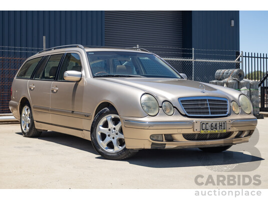 6/2002 Mercedes Benz E240 Classic W210 4d Wagon Travertine Beige Metallic V6 2.4L