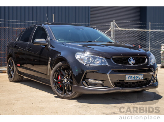 5/2016 Holden VF Commodore SS-V Redline Series 2 4d Sedan Phantom Black V8 6.2L
