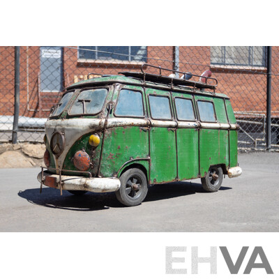 Vintage VW Kombi Style Metal Esky
