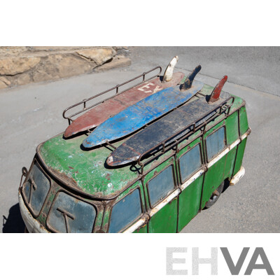 Vintage VW Kombi Style Metal Esky