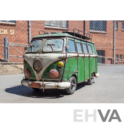 Vintage VW Kombi Style Metal Esky