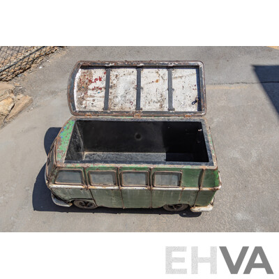 Vintage VW Kombi Style Metal Esky
