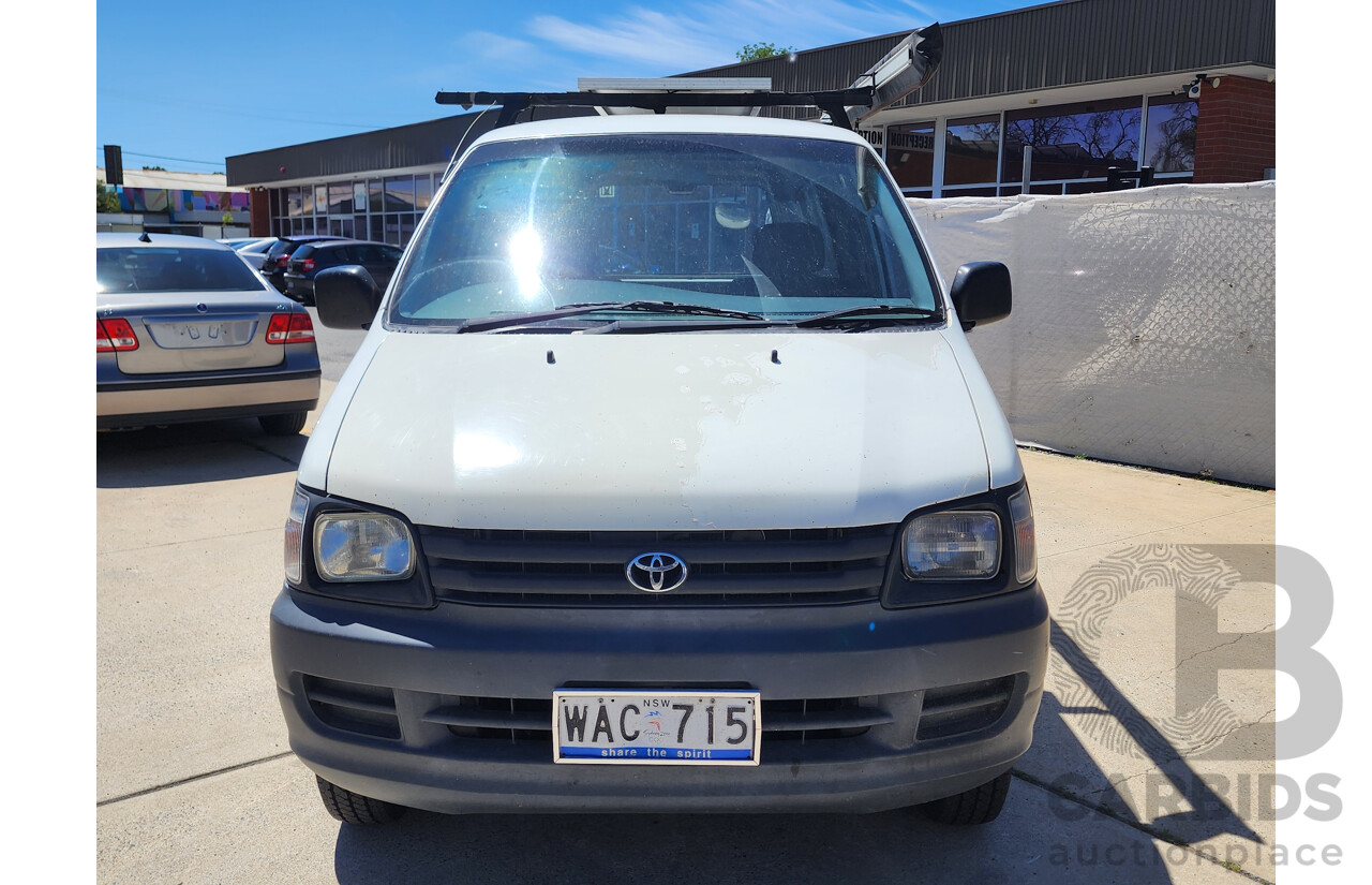11/1998 Toyota Townace SBV KR42R 4d Blind Van White 1.8L