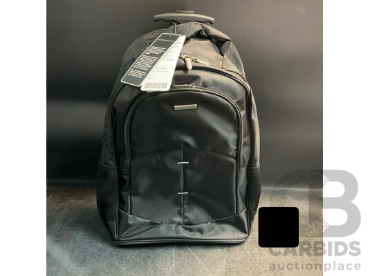 SOUTHBOUND Executive Laptop Backpack - SB-6601 Black (x8) and SOUTHBOUND Executive Wheeled Backpack - SB6801 Black (x2) - Lot of 10