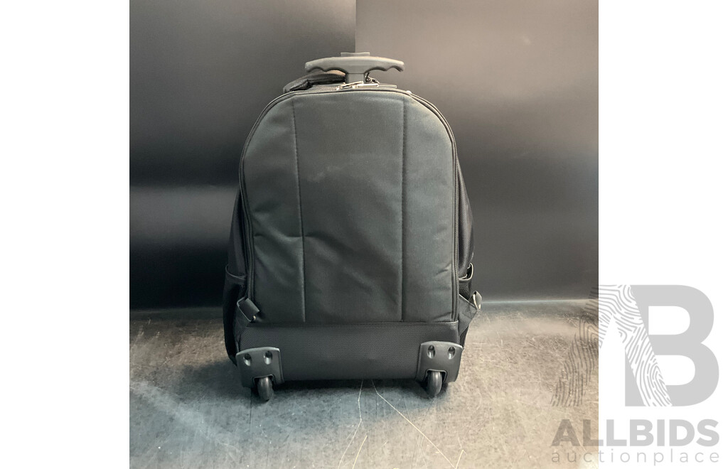 SOUTHBOUND Executive Wheeled Backpack - SB6801 Black - Lot of 6 - Estimated Total RRP $715.00