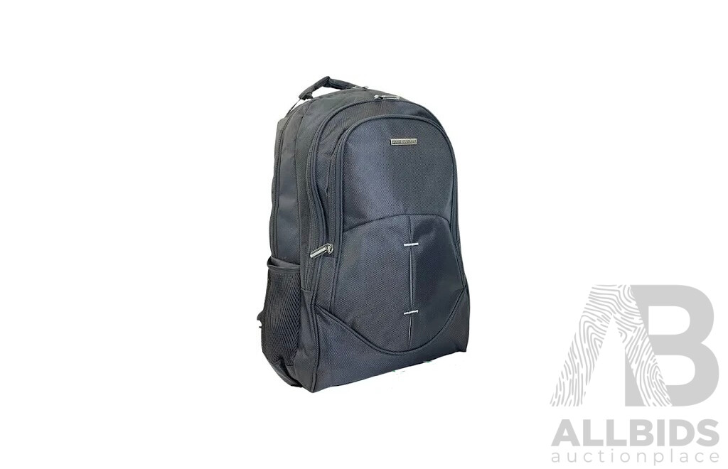 SOUTHBOUND Executive Laptop Backpack - SB-6601 Black (x8) and SOUTHBOUND Executive Wheeled Backpack - SB6801 Black (x2) - Lot of 10