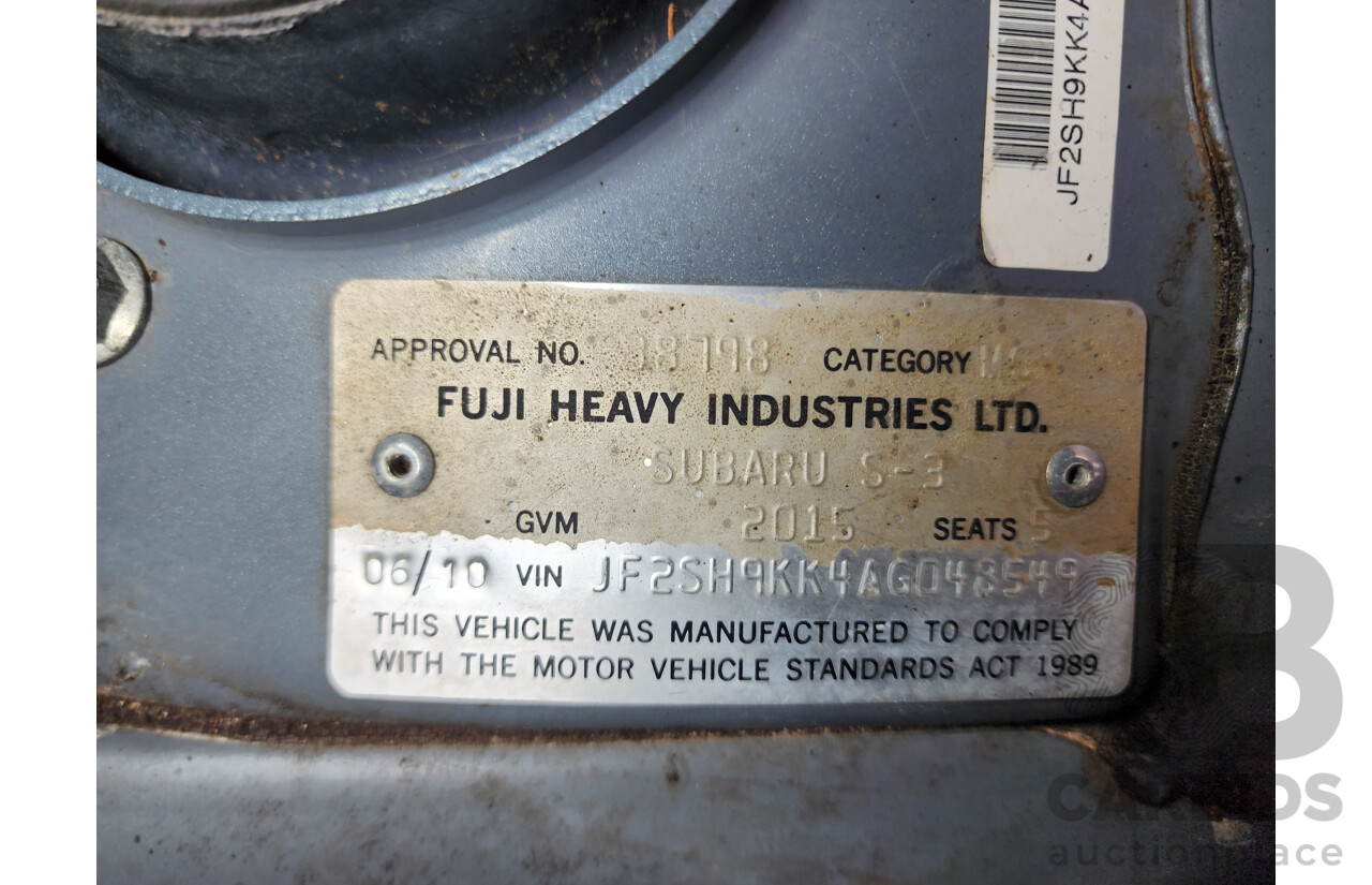 6/2010 Subaru Forester X MY10 4d Wagon Grey 2.5L