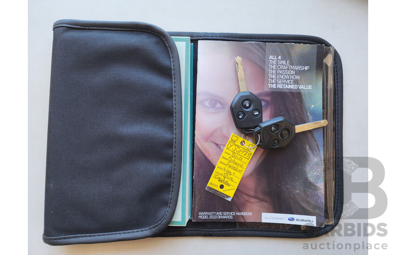 6/2010 Subaru Forester X MY10 4d Wagon Grey 2.5L