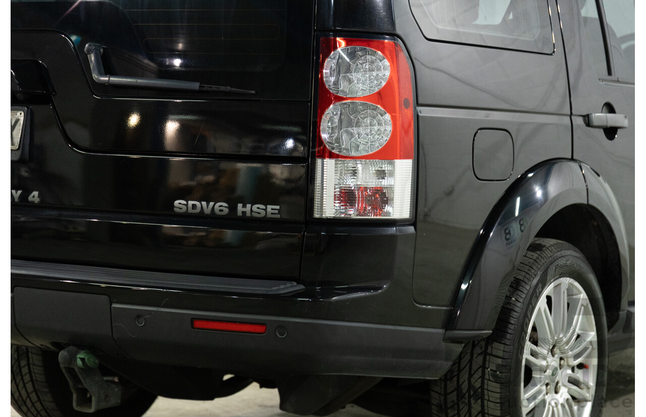 5/2011 Land Rover Discovery 4 SDV6 HSE MY11 4d Wagon Santorini Black Metallic Turbo Diesel V6 3.0L