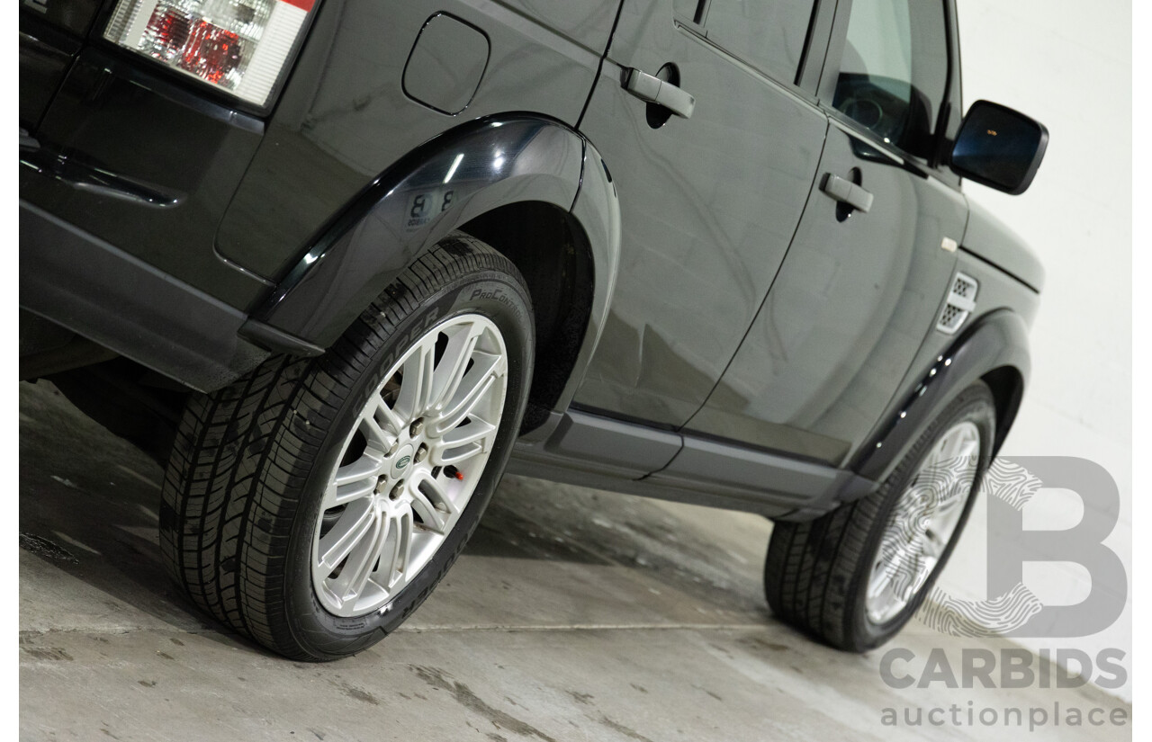 5/2011 Land Rover Discovery 4 SDV6 HSE MY11 4d Wagon Santorini Black Metallic Turbo Diesel V6 3.0L