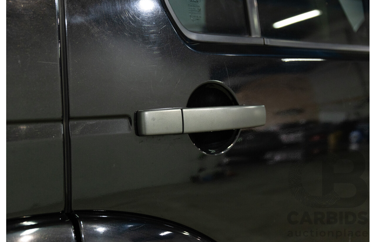 5/2011 Land Rover Discovery 4 SDV6 HSE MY11 4d Wagon Santorini Black Metallic Turbo Diesel V6 3.0L