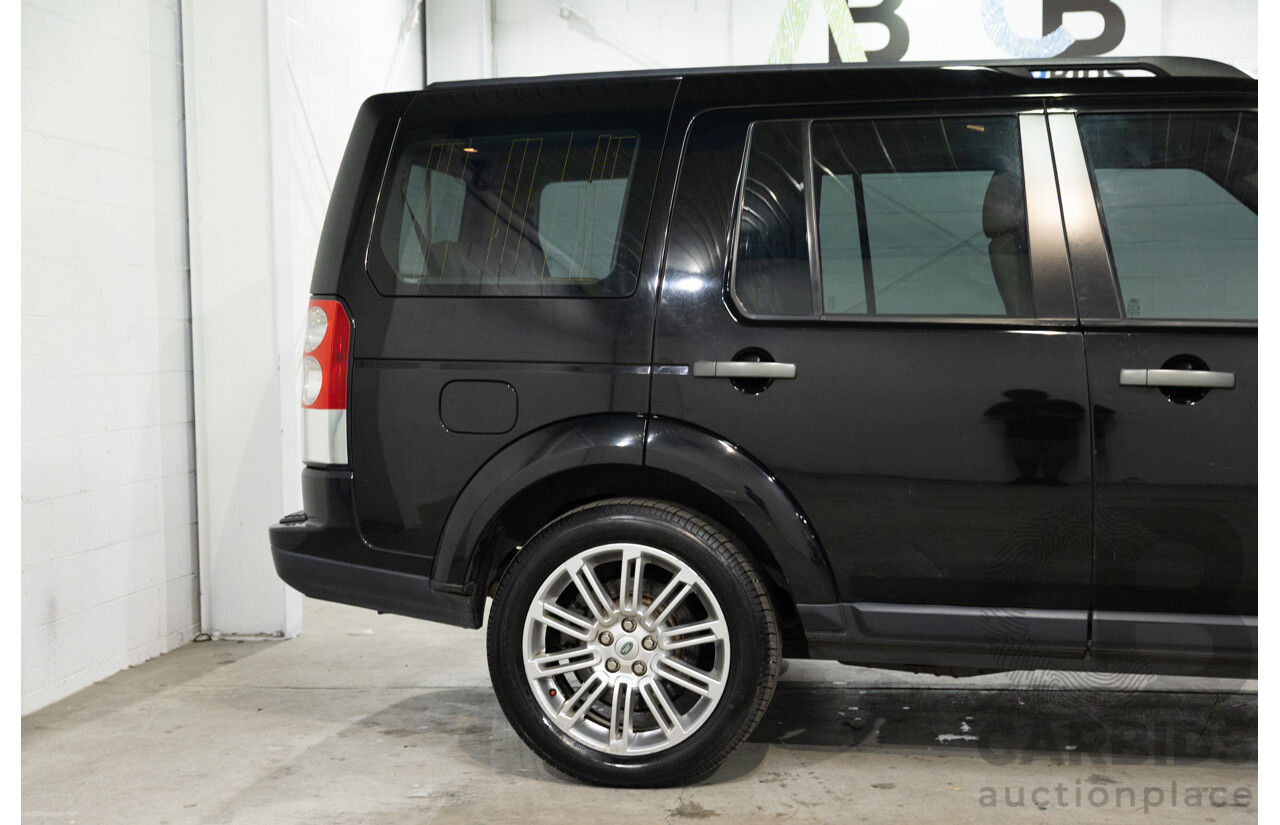5/2011 Land Rover Discovery 4 SDV6 HSE MY11 4d Wagon Santorini Black Metallic Turbo Diesel V6 3.0L