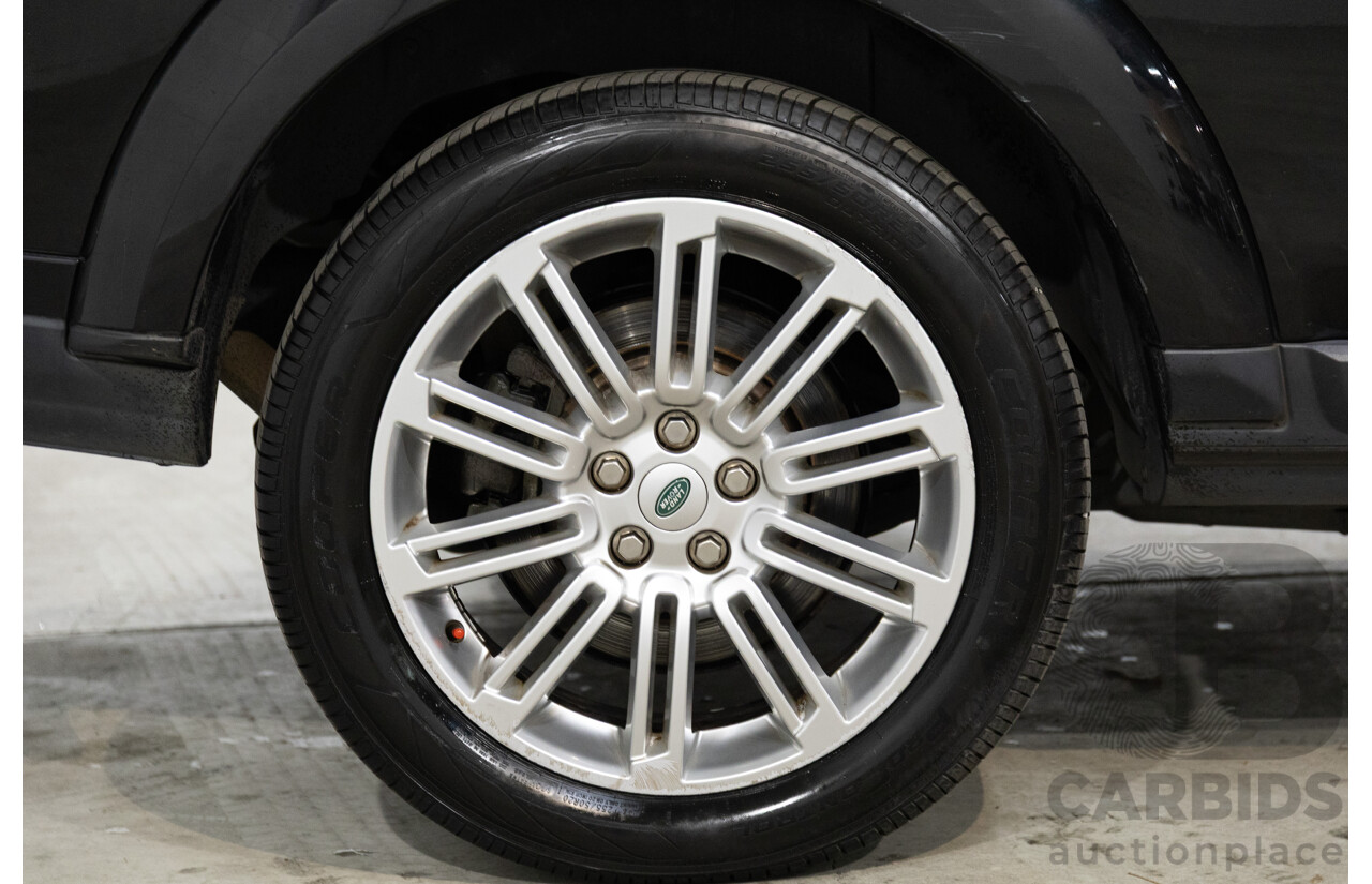 5/2011 Land Rover Discovery 4 SDV6 HSE MY11 4d Wagon Santorini Black Metallic Turbo Diesel V6 3.0L
