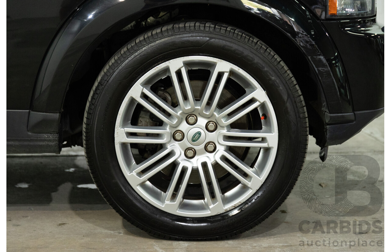 5/2011 Land Rover Discovery 4 SDV6 HSE MY11 4d Wagon Santorini Black Metallic Turbo Diesel V6 3.0L