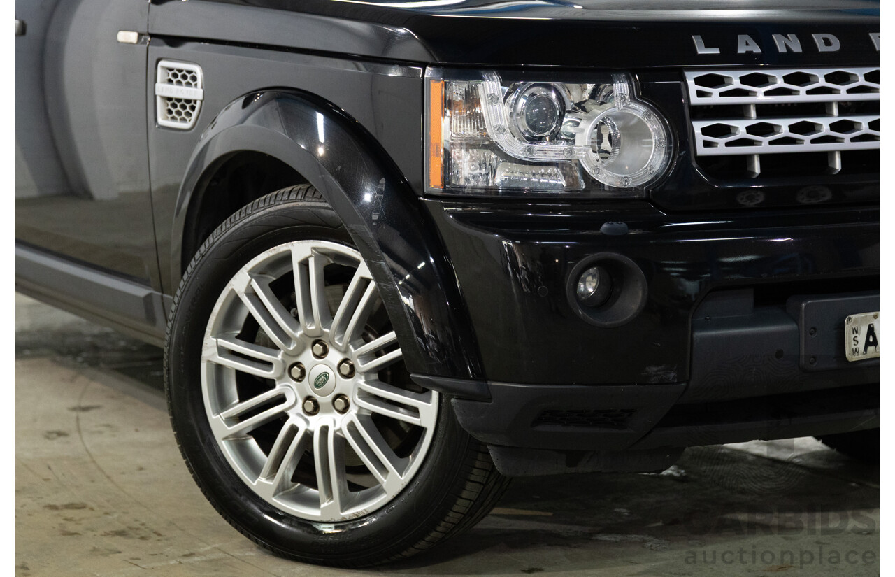 5/2011 Land Rover Discovery 4 SDV6 HSE MY11 4d Wagon Santorini Black Metallic Turbo Diesel V6 3.0L