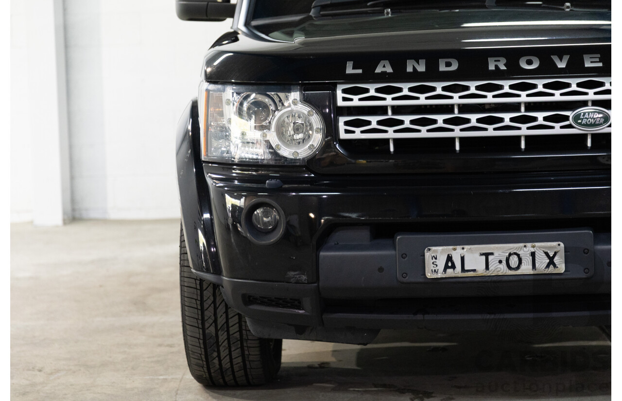 5/2011 Land Rover Discovery 4 SDV6 HSE MY11 4d Wagon Santorini Black Metallic Turbo Diesel V6 3.0L