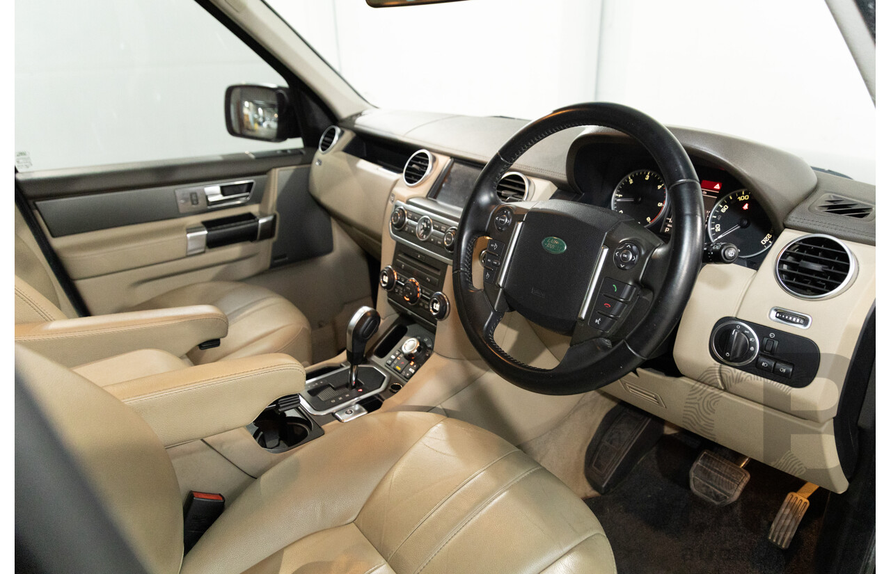 5/2011 Land Rover Discovery 4 SDV6 HSE MY11 4d Wagon Santorini Black Metallic Turbo Diesel V6 3.0L